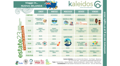 Immagine decorativa per il contenuto Centro Kaleidos | 03-07 luglio