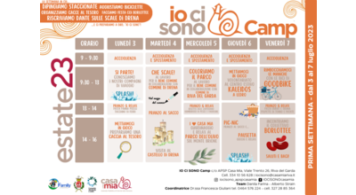 Immagine decorativa per il contenuto IO CI SONO Camp | 03-07 luglio